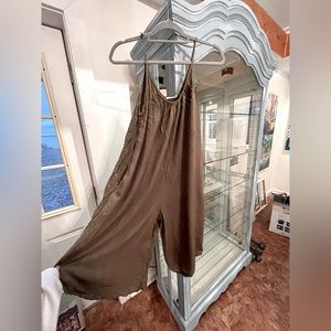 Green jumpsuit from Women-owned boutique in Charleston, SC